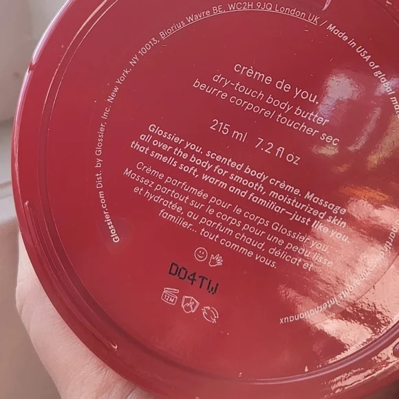 NIB GLOSSIER CREME DE YOU DRY TOUCH BODY BUTTER - Picture 15 of 16